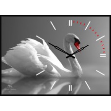 Настенные часы "Лебедь" 