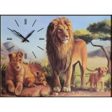 Настенные часы "Львы" 